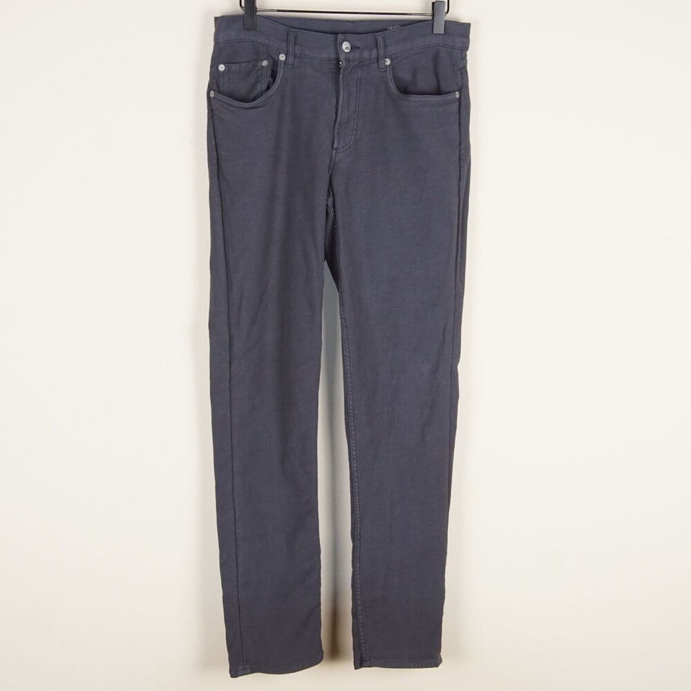 Faherty Stretch Terry Dark Gray 5 Pocket Pants Mens Sz 30 x 31